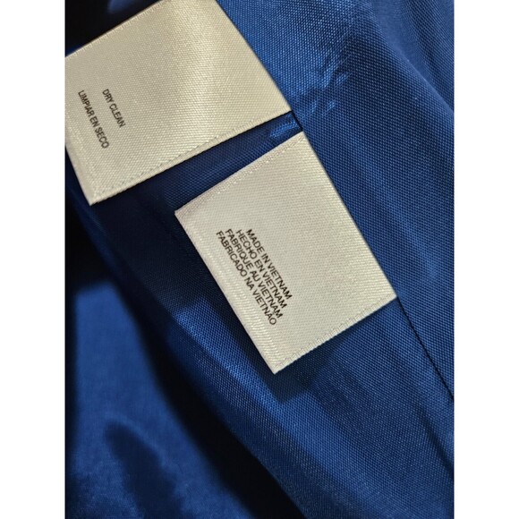NWT Anne Klein Women's Vest Small Royal Blue Lined Dress Suit Jacket Size 12 - Picture 10 of 12
